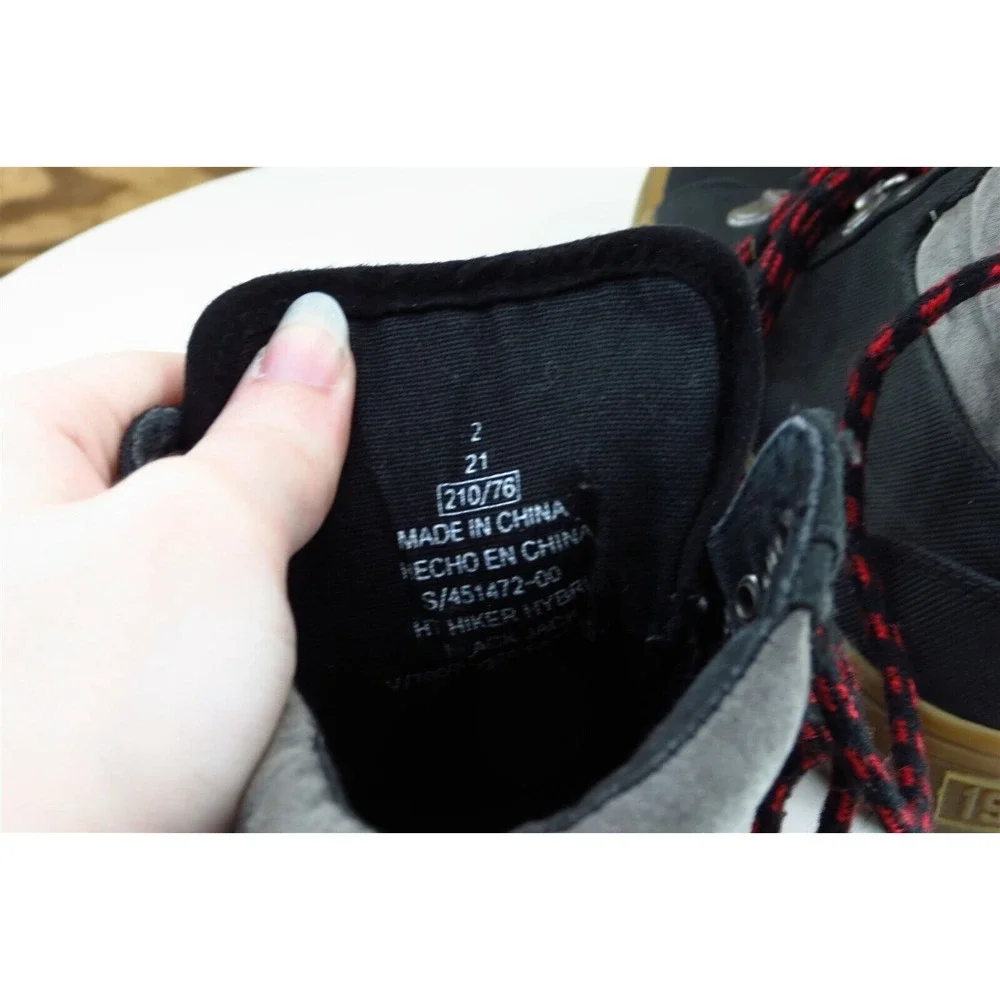 Old‎ Navy 1994 Youth Boys Shoes Sz 2 M Black Fabric Fashion Sneakers